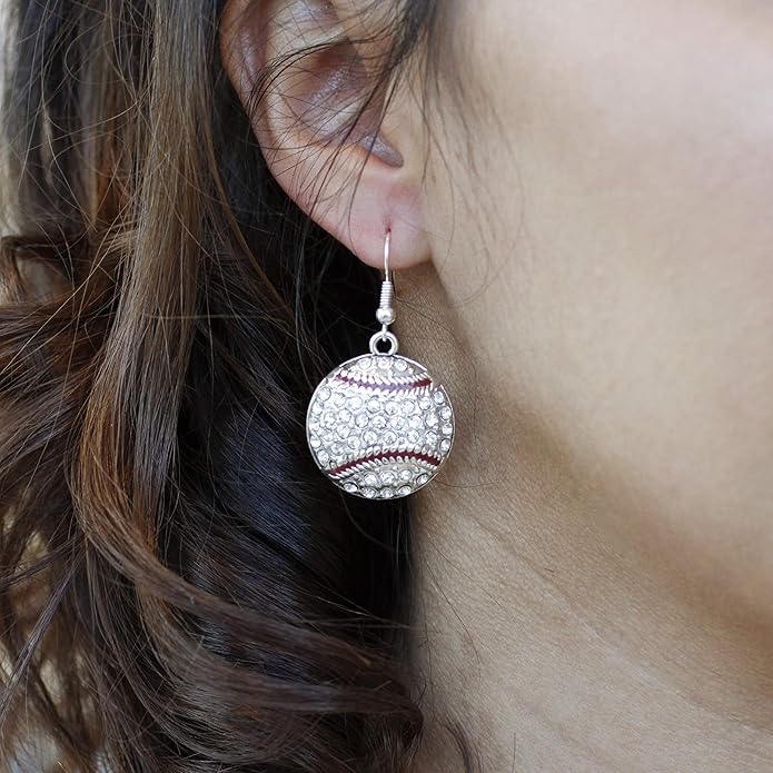 Inspired Silver - Silver Customized Charm French Hook Drop Earrings with Cubic Zirconia Jewelry
