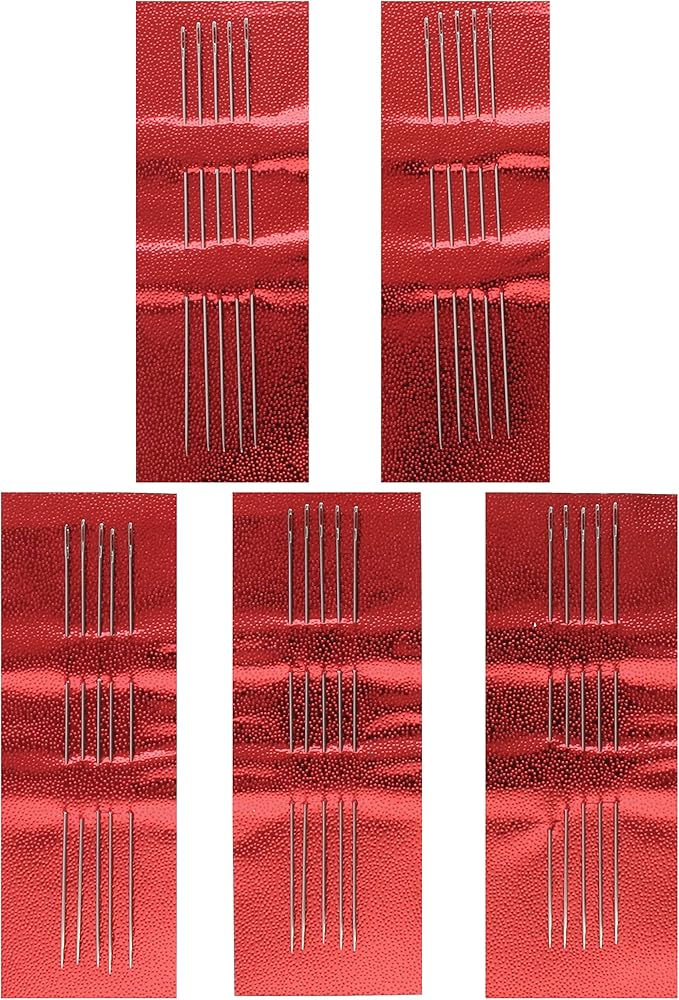 The Beadsmith Basic Elements Beading Needles – Size 12, Pack of 25 – Use for Loom Weaving Beadwork, Off-Loom Stitching and Jewelry Making with Seed Beads