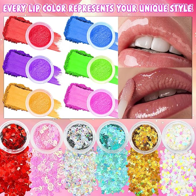 WhizToys DIY Lip Gloss Making Kit,Make Your Own Lip Glosses Set,10-12 Teen Girl Gifts for Makeup Lover Beginner,Tween Girls Trendy Stuff,200ml Lipgloss Base
