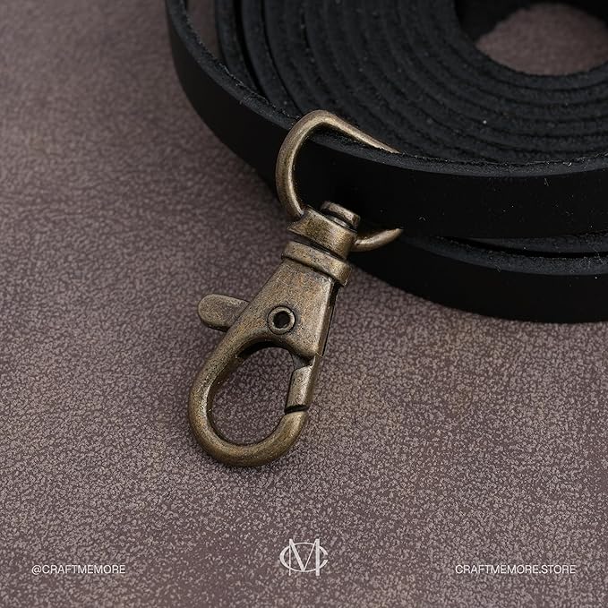 20pcs Swivel Lobster Claw Clasp Trigger Snap Hooks for Purse Making Macrame Lanyard Clip CSPS (1/2 Inch, Antique Brass)