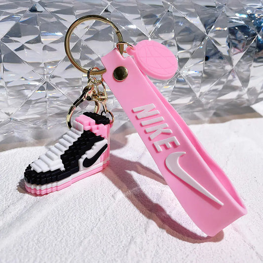 Creative Silicone AJ Shoe Mold Keychain Bag Charm
