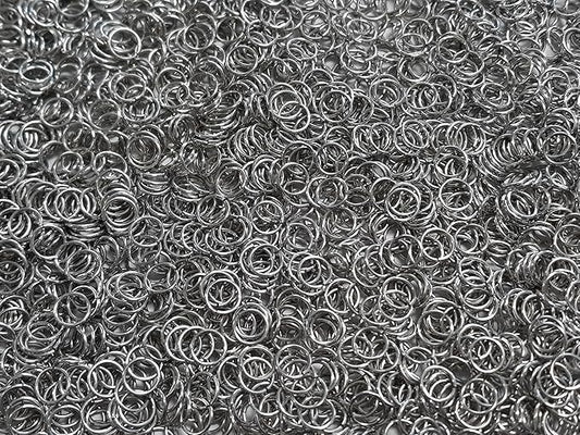 1/2 Pound Bright Aluminum Chainmail Jump Rings 20G 1/4" ID (5200+ Rings)