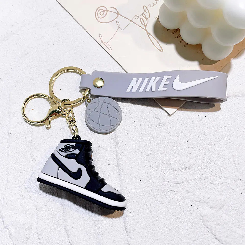 Creative Silicone AJ Shoe Mold Keychain Bag Charm