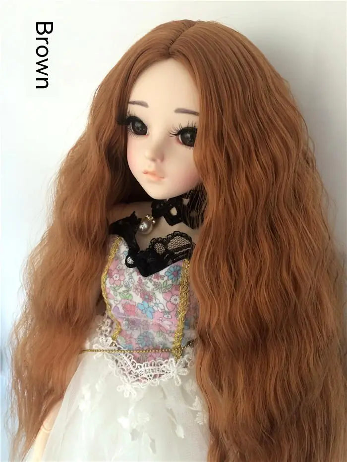 Small Cloth Salon Doll Wigs (Set of 2)