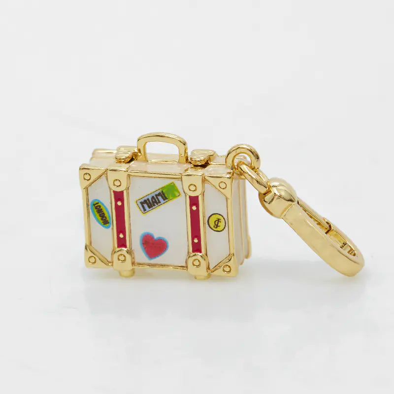 Stylish Juicy Enamel Pendant Heart Letter Bag Charm