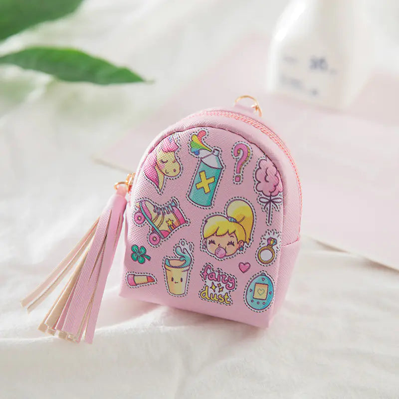 Creative Cute Unicorn Children's Mini Backpack Keychain