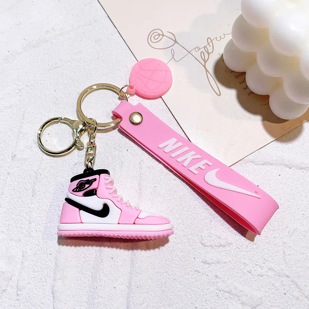 Creative Silicone AJ Shoe Mold Keychain Bag Charm