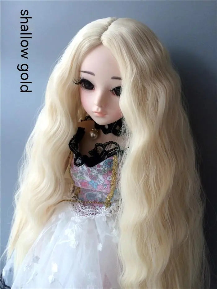 Small Cloth Salon Doll Wigs (Set of 2)