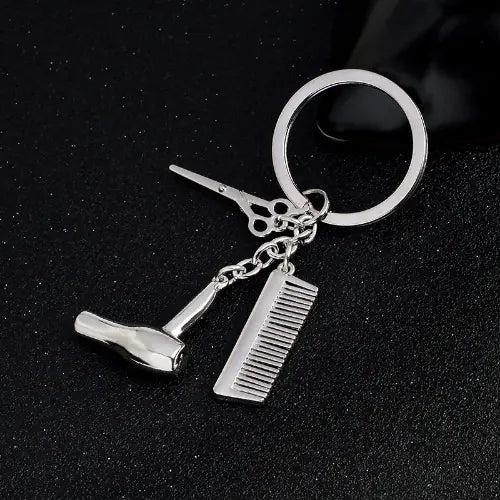Fashion Hair Stylist Tools Gift Set with Keychain