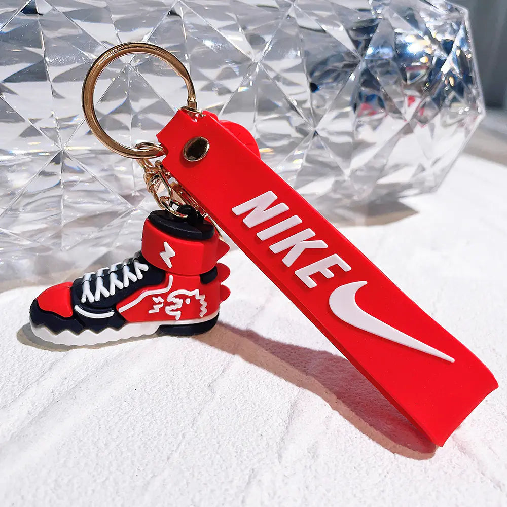 Creative Silicone AJ Shoe Mold Keychain Bag Charm