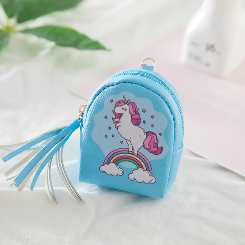 Creative Cute Unicorn Children's Mini Backpack Keychain