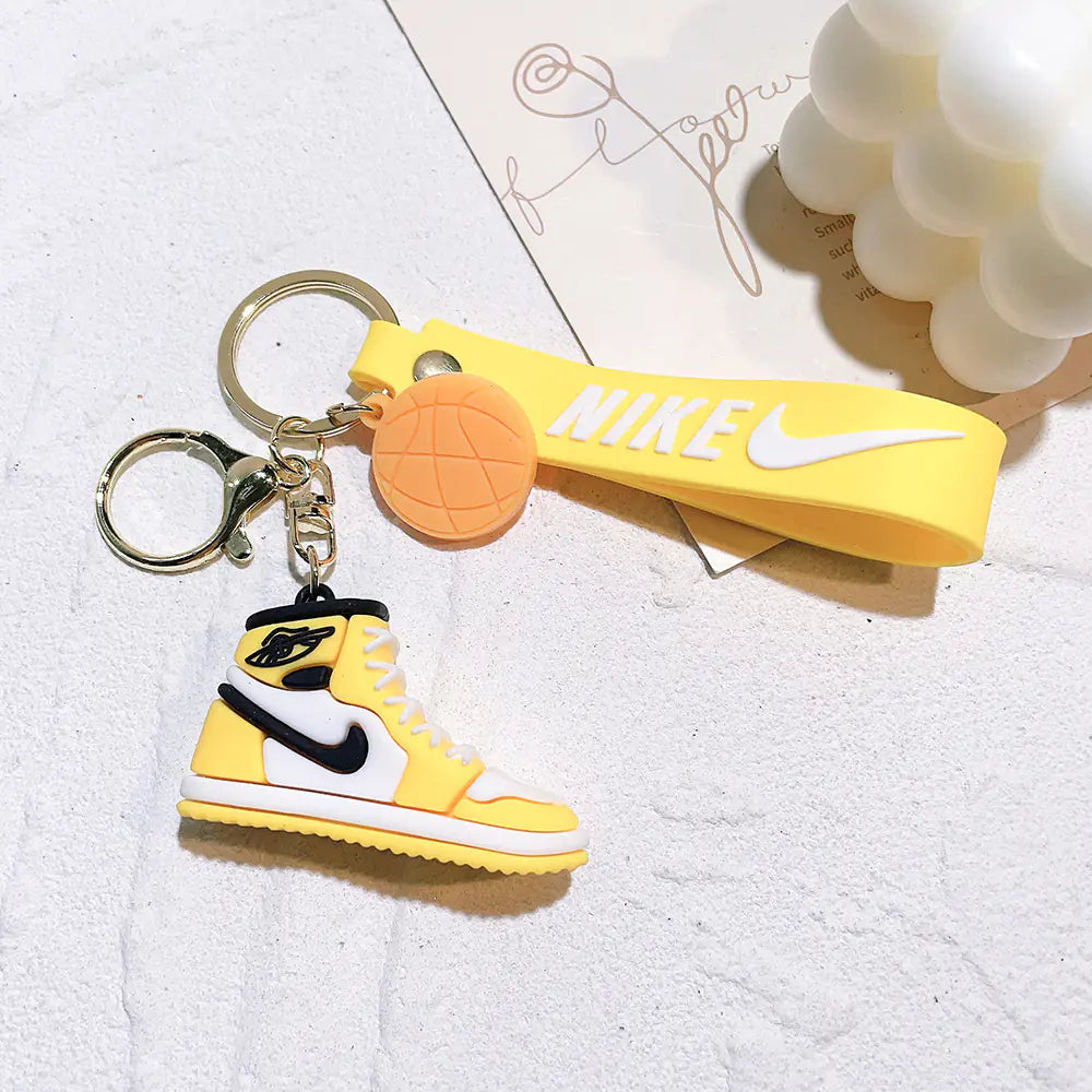 Creative Silicone AJ Shoe Mold Keychain Bag Charm
