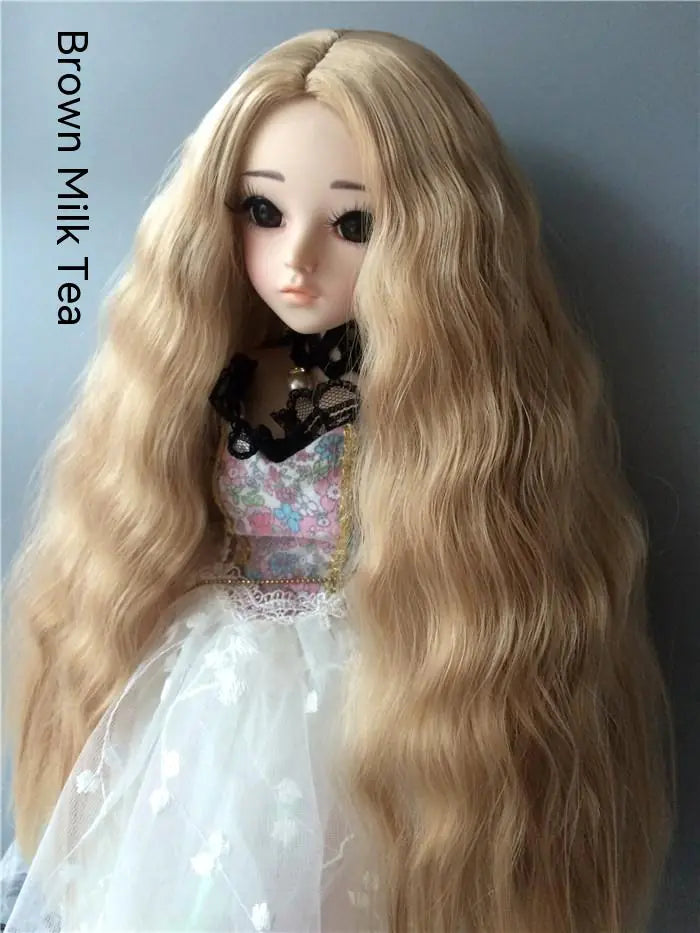 Small Cloth Salon Doll Wigs (Set of 2)