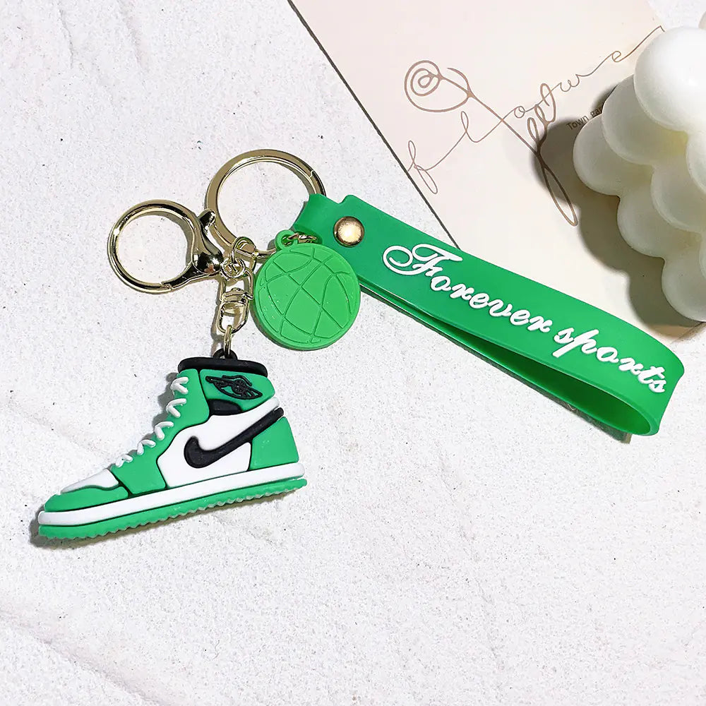 Creative Silicone AJ Shoe Mold Keychain Bag Charm