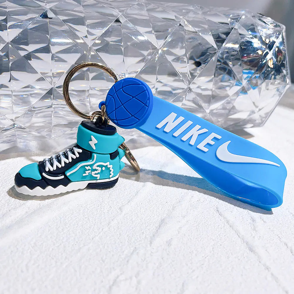 Creative Silicone AJ Shoe Mold Keychain Bag Charm