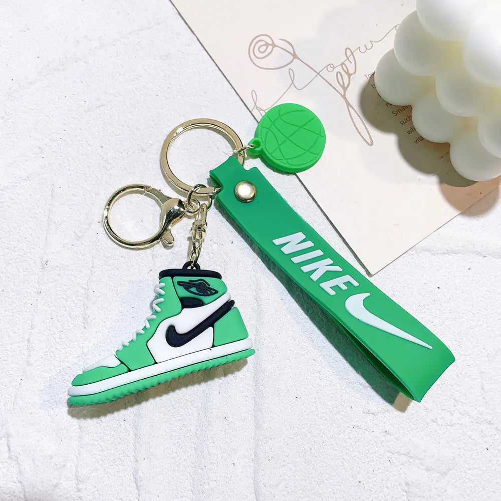 Creative Silicone AJ Shoe Mold Keychain Bag Charm