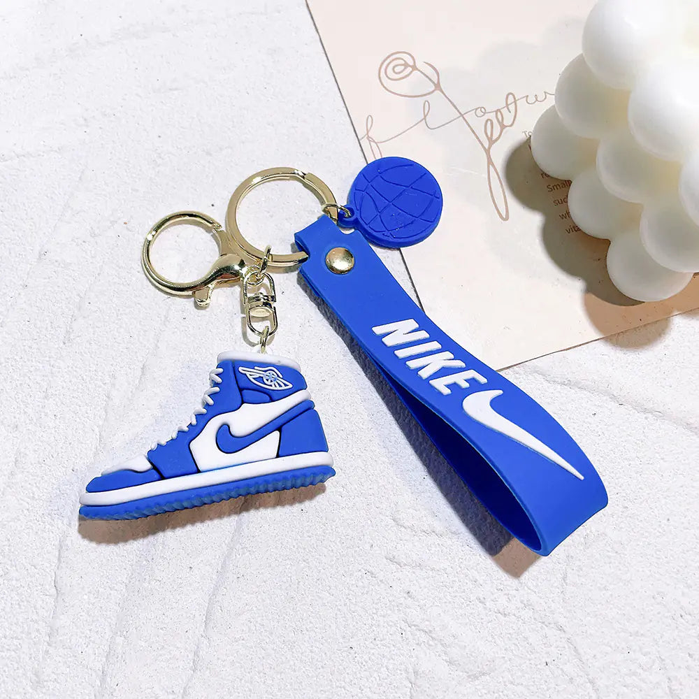 Creative Silicone AJ Shoe Mold Keychain Bag Charm