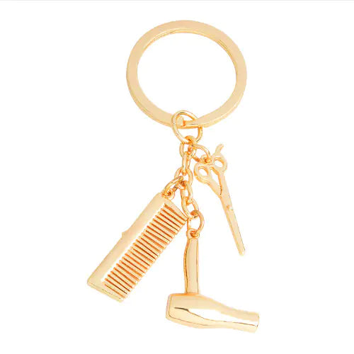 Fashion Hair Stylist Tools Gift Set with Keychain