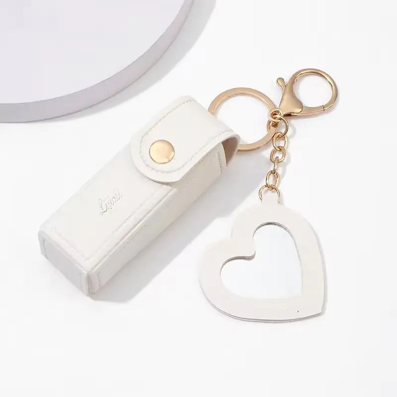 Mini Lipstick Coin Purse with Keychain