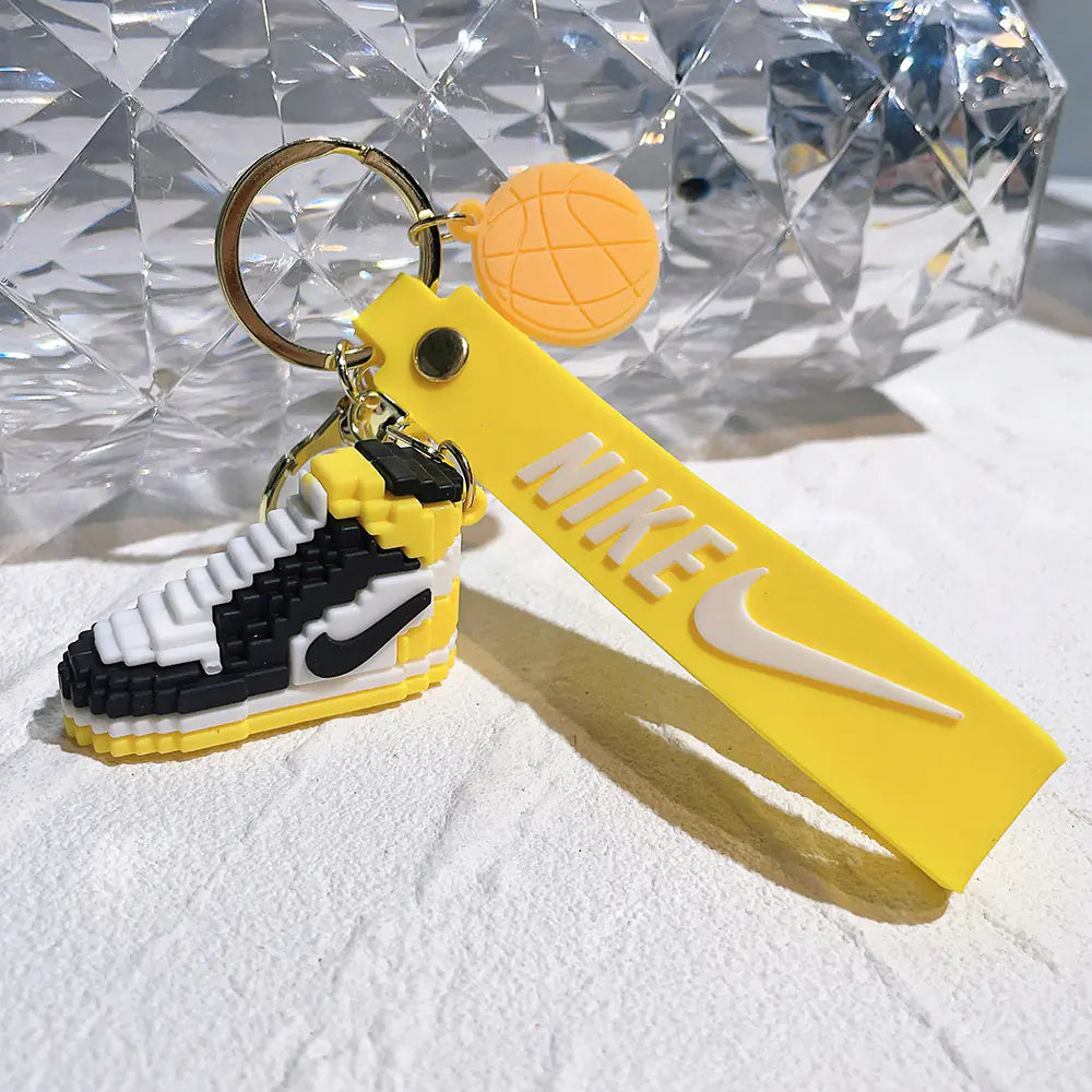 Creative Silicone AJ Shoe Mold Keychain Bag Charm