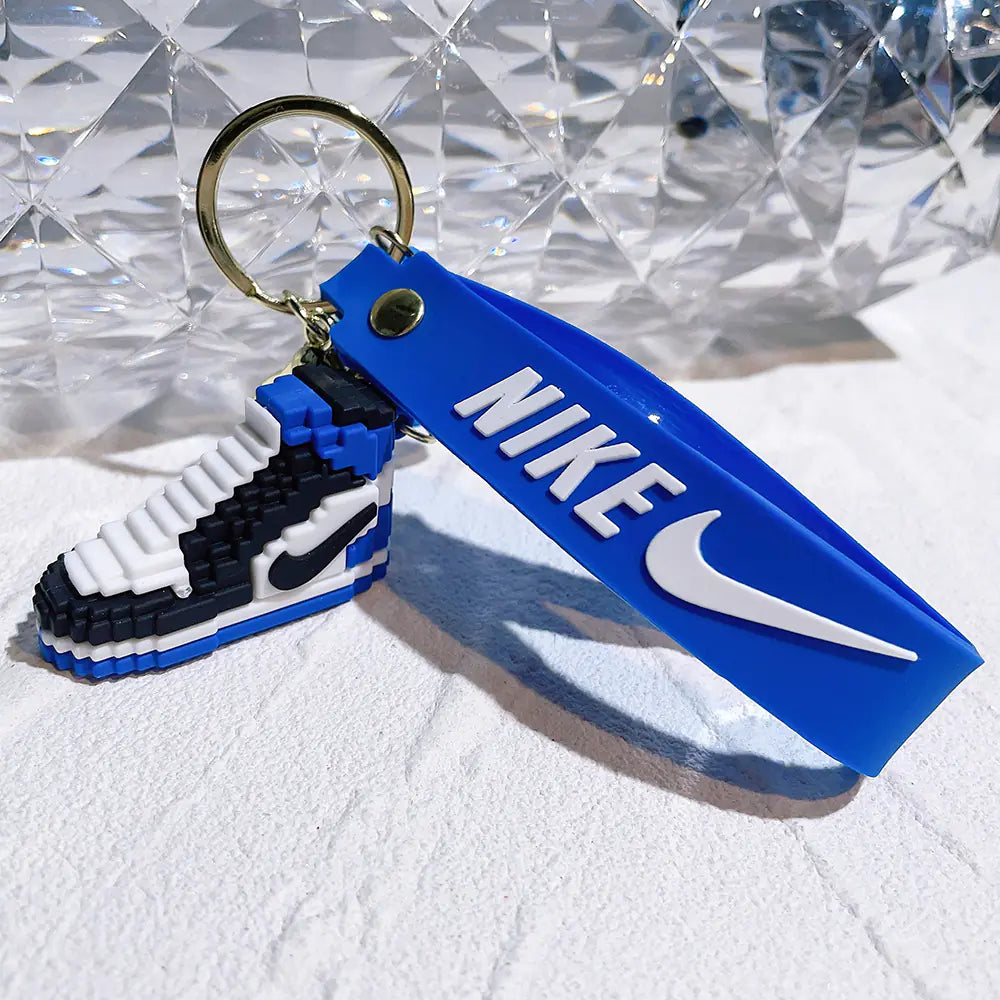 Creative Silicone AJ Shoe Mold Keychain Bag Charm