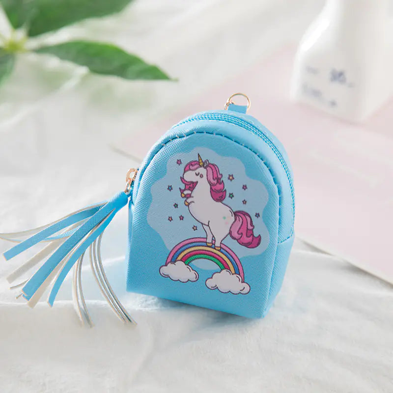 Creative Cute Unicorn Children's Mini Backpack Keychain