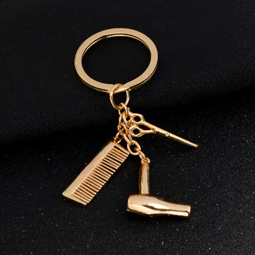 Fashion Hair Stylist Tools Gift Set with Keychain