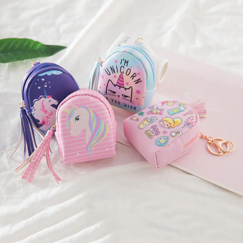 Creative Cute Unicorn Children's Mini Backpack Keychain