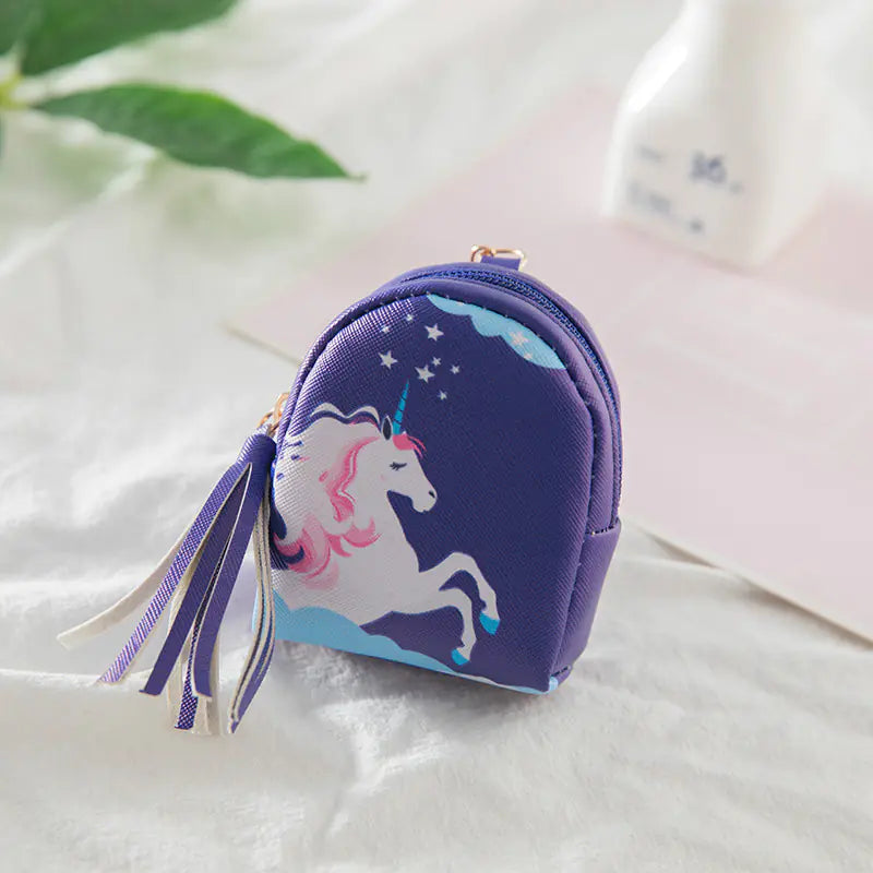 Creative Cute Unicorn Children's Mini Backpack Keychain