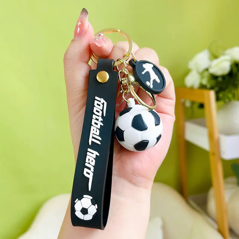 Boys World Cup Simulation Football Keychain Pendant