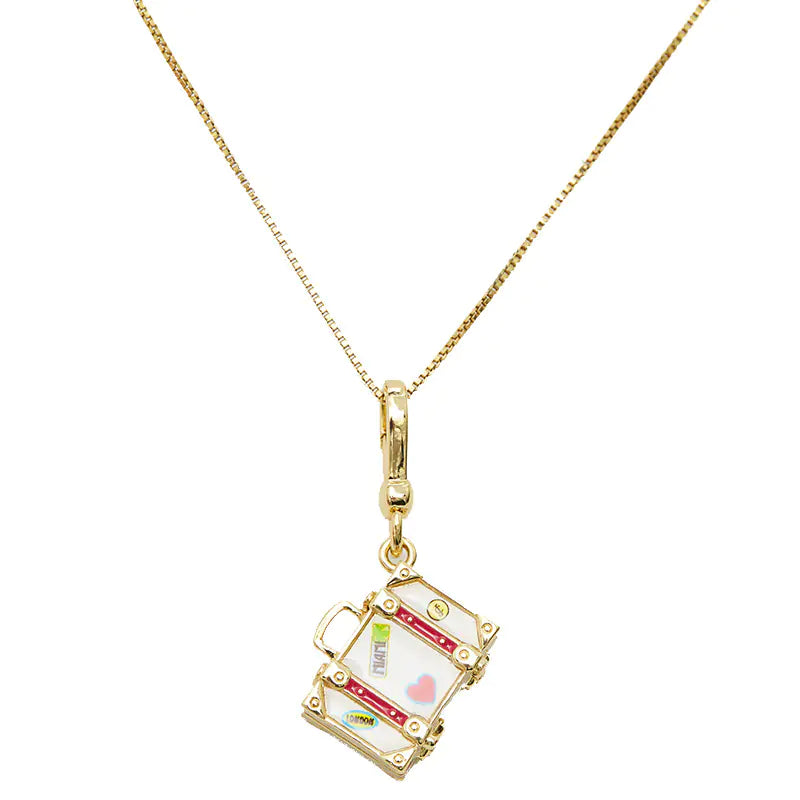 Stylish Juicy Enamel Pendant Heart Letter Bag Charm
