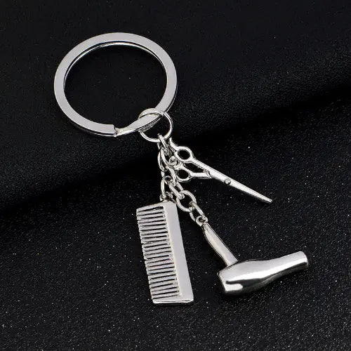 Fashion Hair Stylist Tools Gift Set with Keychain